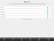 Tablet Screenshot of mode-et-marques.fr